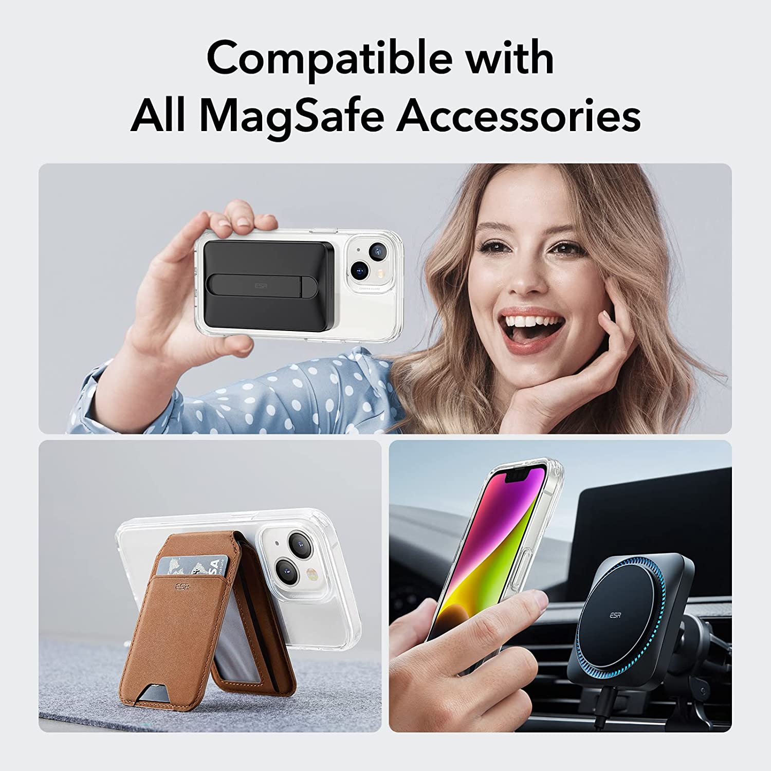 Apple Accessories-[MagSafe Compatible] Apple iPhone X/Xs/Xr/Xs Max Magnetic Transparent Clear Case Cover