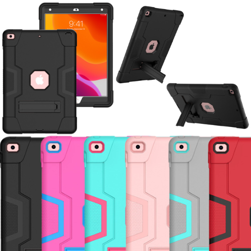 Apple Accessories-Apple iPad 2/3/4 Defender Heavy Duty Drop Proof Rugged Protective Stand Case