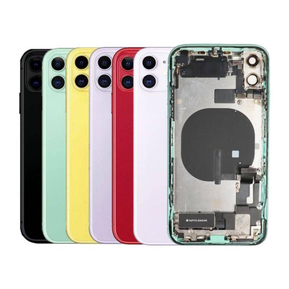 Apple Accessories-With Built-in OEM Parts Apple iPhone 11 Back Glass Housing Middle Frame Assembly