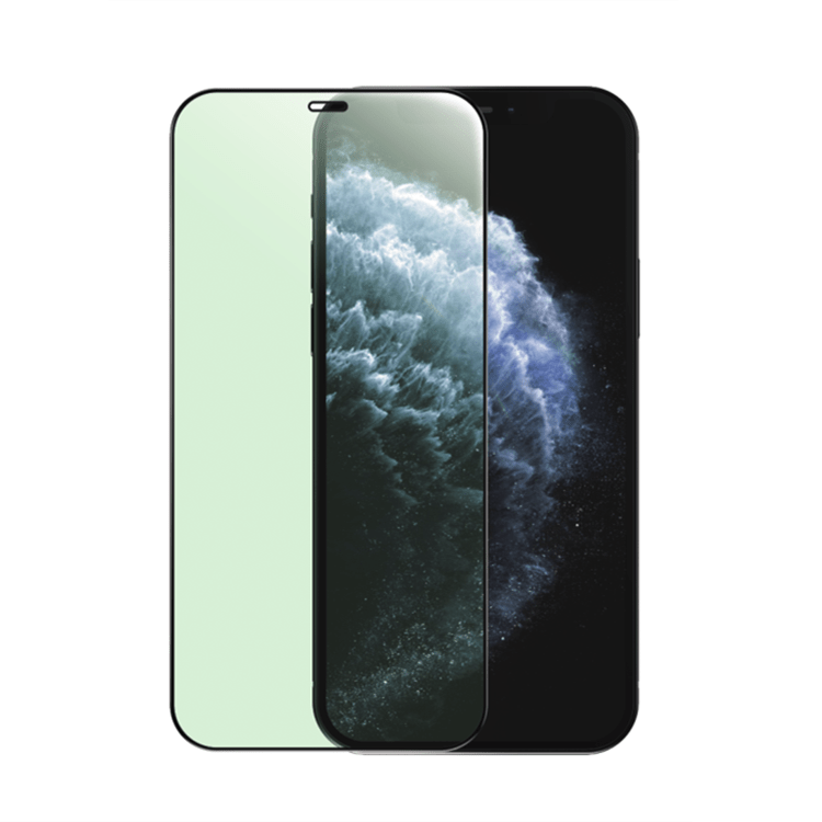 Apple Accessories-[9D Full Covered][Eyecare Green Light Filter] Apple iPhone 13/Mini/Pro/Max Full Covered 9H Tempered Glass Screen Protector