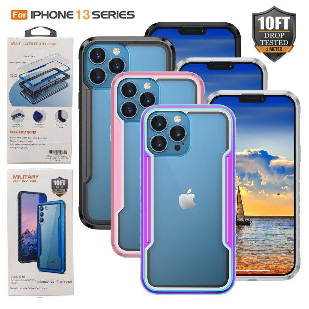 Apple Accessories-[Clearance] Apple iPhone 13/Mini/Pro/Max Military Defense Heavy Duty Drop Proof Case
