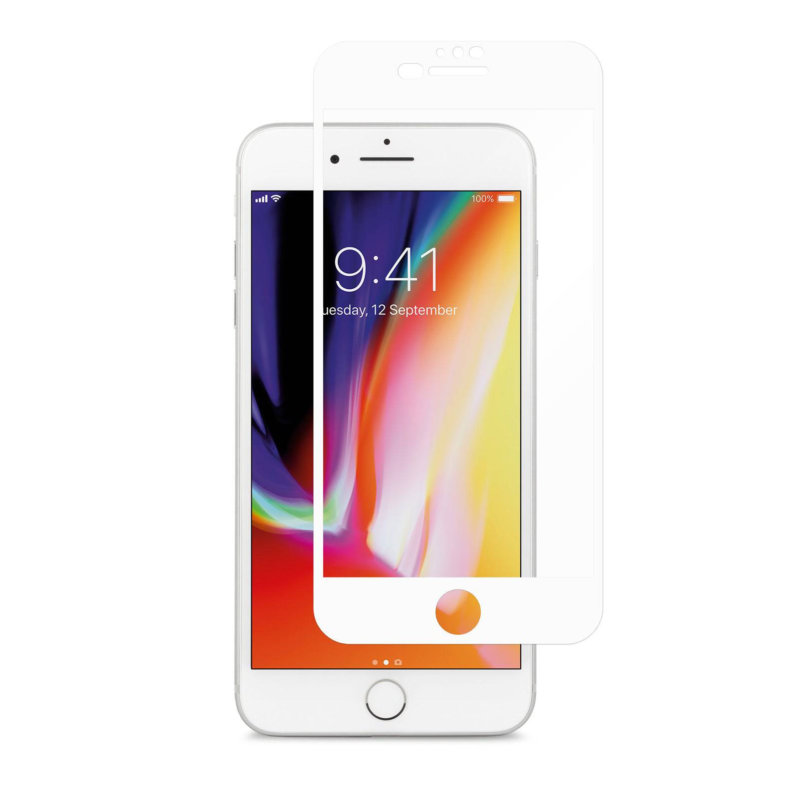 Apple Accessories-[9D Full Covered] Apple iPhone 6/6s/7/8/SE/Plus 9H Tempered Glass Screen Protector