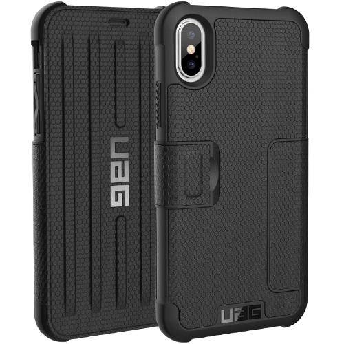Apple Accessories-[FLIP] Apple iPhone XS MAX UAG Metropolis Card Hold Man Heavy Duty Flip Case