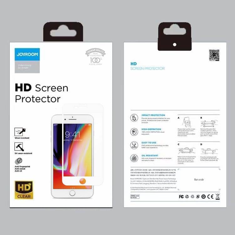 Apple Accessories-[9D Full Covered][HD] Joyroom Apple iPhone 7/8/Plus/SE2/SE3 9H Tempered Glass Screen Protector