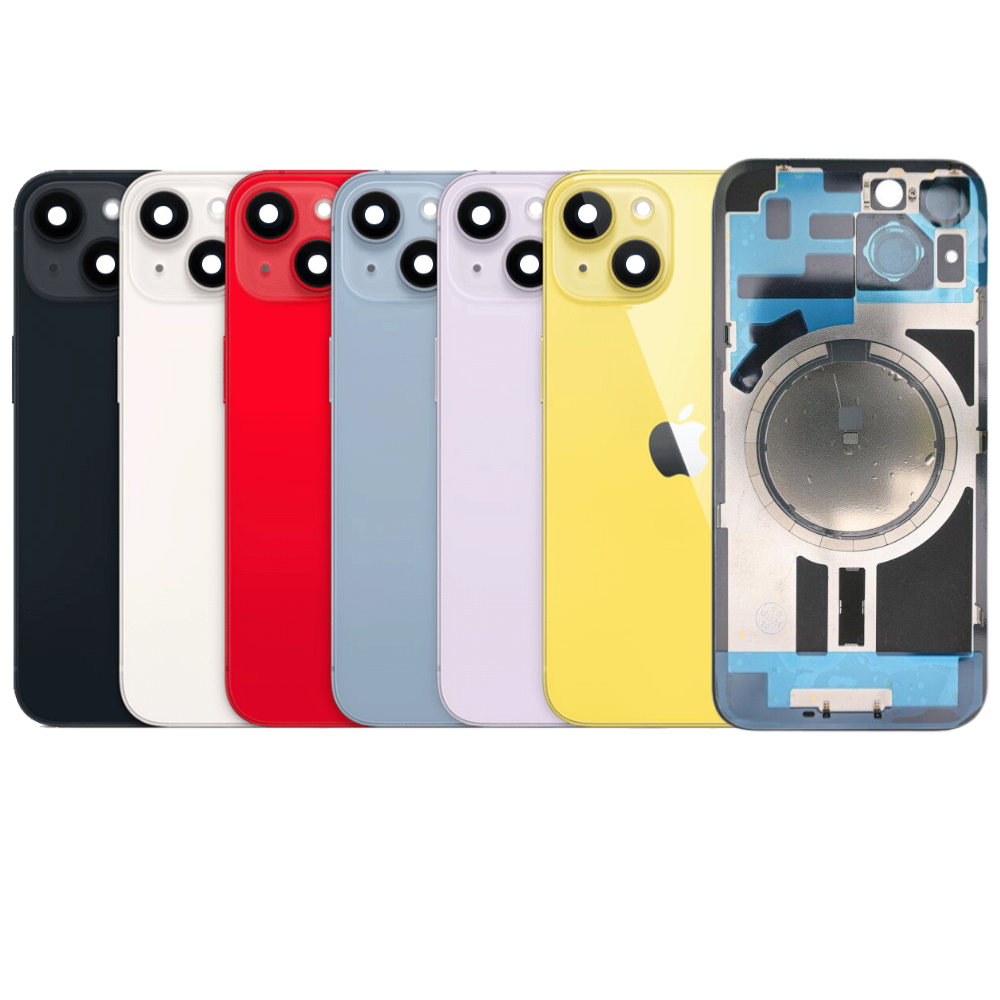 Apple Accessories-Assembly Apple iPhone 14 Plus -Back Rear Glass With Camera Lens & Metal Plate