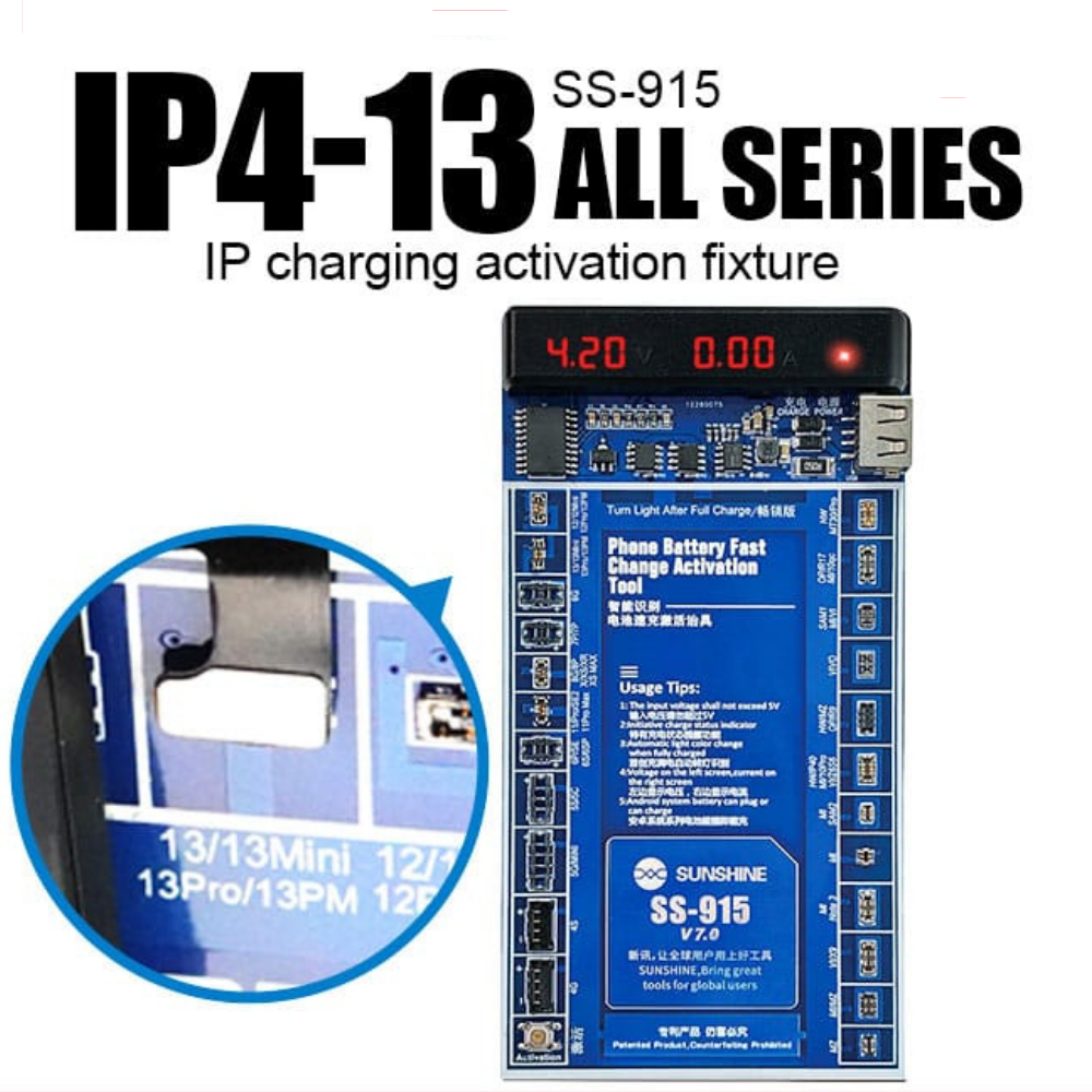 Apple Accessories-SS-915 Sunshine iPhone Apple Watch Samsung OPPO Sony Smart Phone Battery Fast charging Activation Board