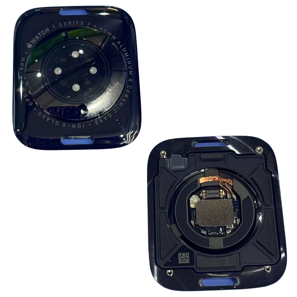 Apple Accessories-Built in Heart Rate Sensor Apple Watch Series 7 S7 41MM / 45MM Back Rear Glass Cover Panel