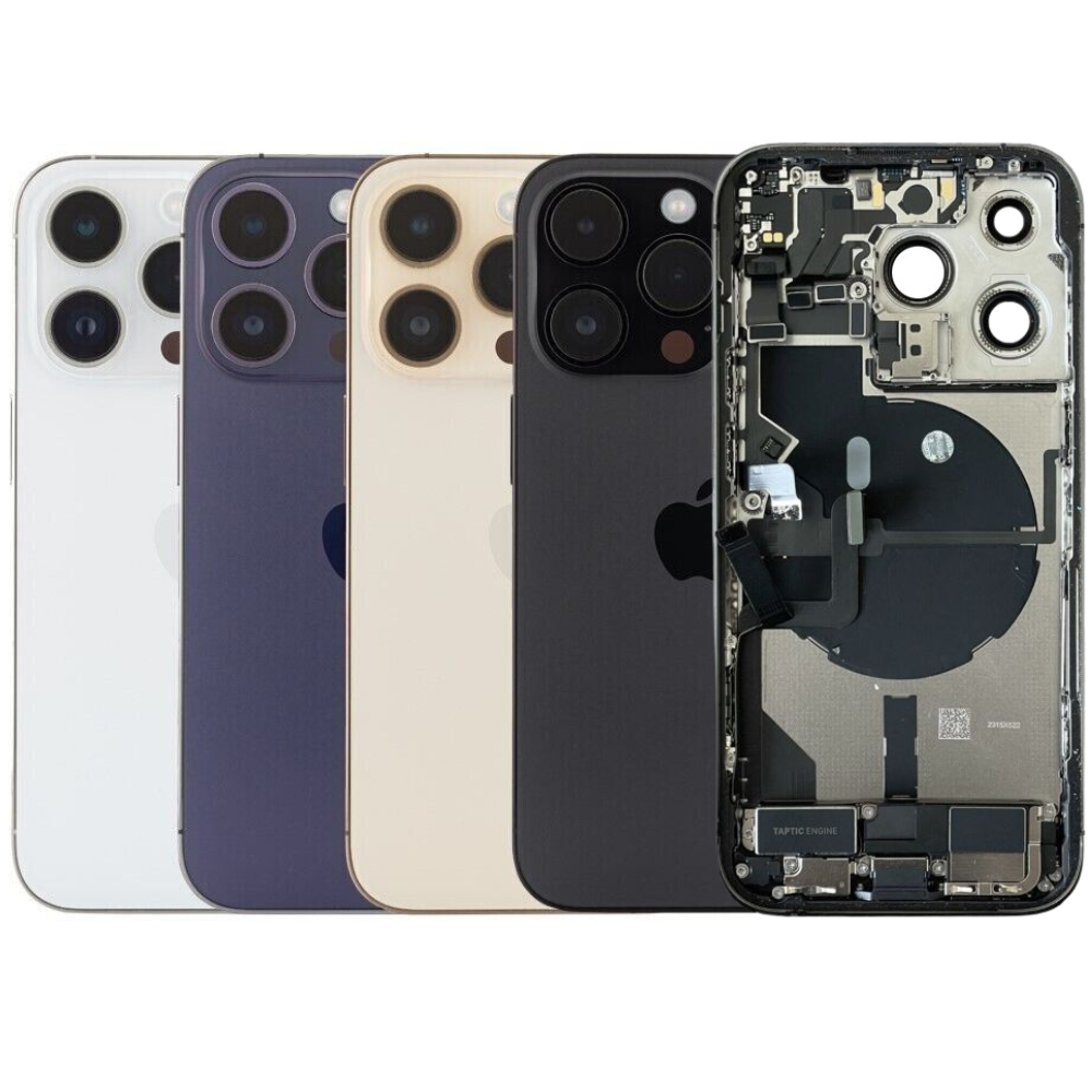Apple Accessories-With Built-in Parts Apple iPhone 14 Pro - Back Glass & Middle Housing Frame Assembly