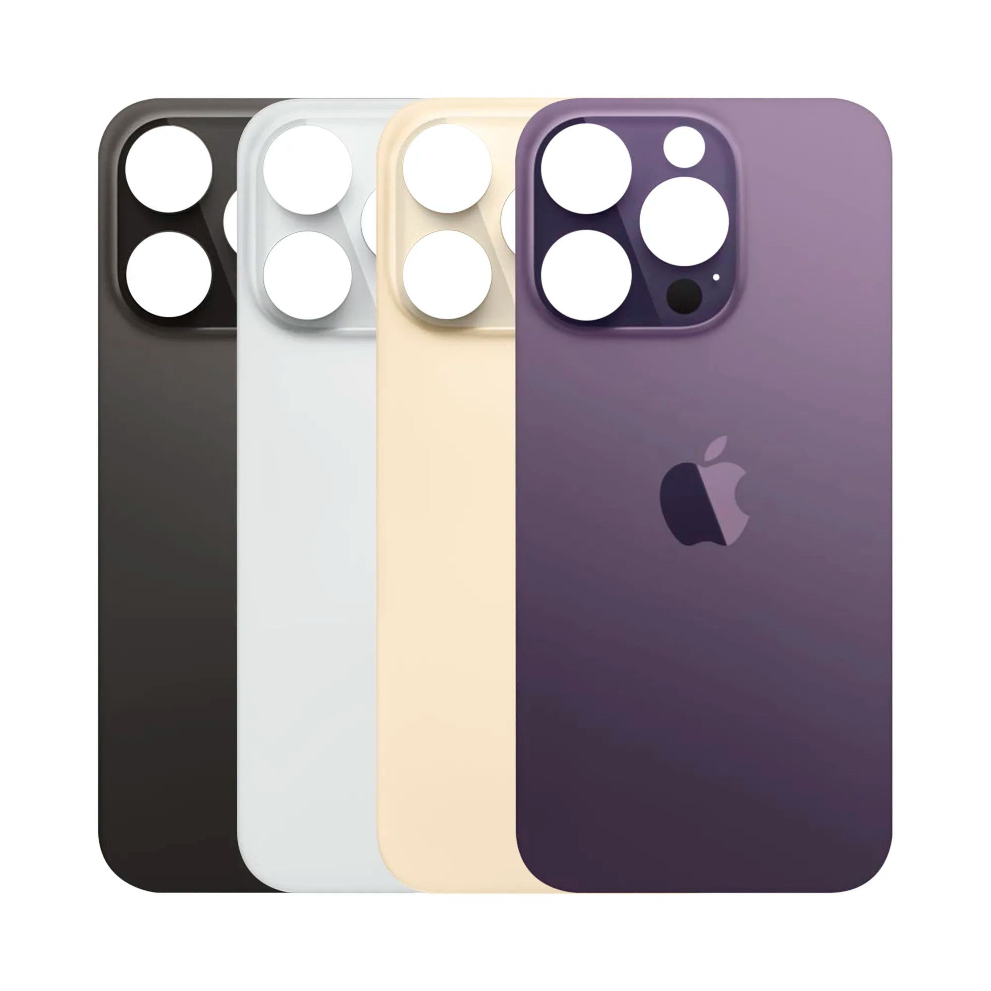 iPhone Back Rear Glass-Apple iPhone 14 Pro Max Back Rear Glass (Big Camera Hole)