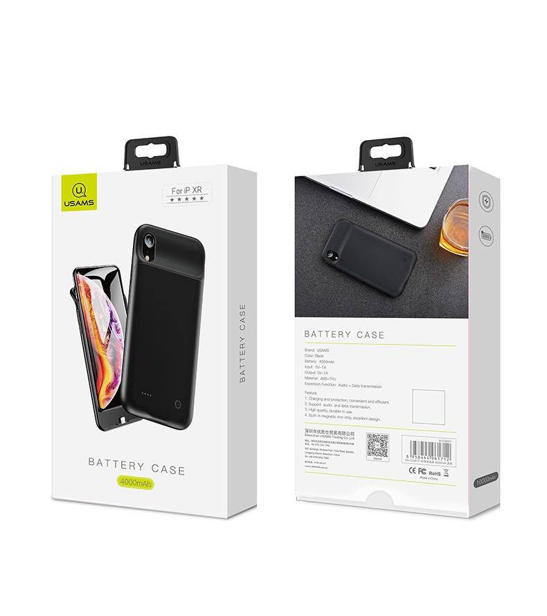 Apple Accessories-USAMS Apple iPhone X/XS/XR/XS Max Smart Built-in Battery Case